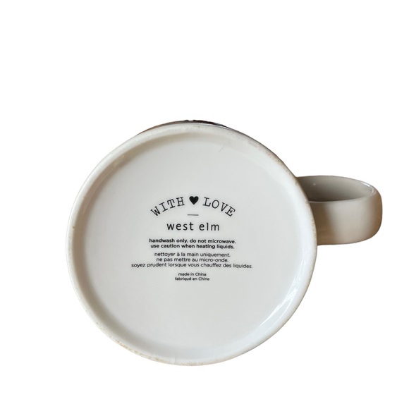 West Elm | Metallic Silver Heart Mug - Picture 4 of 4